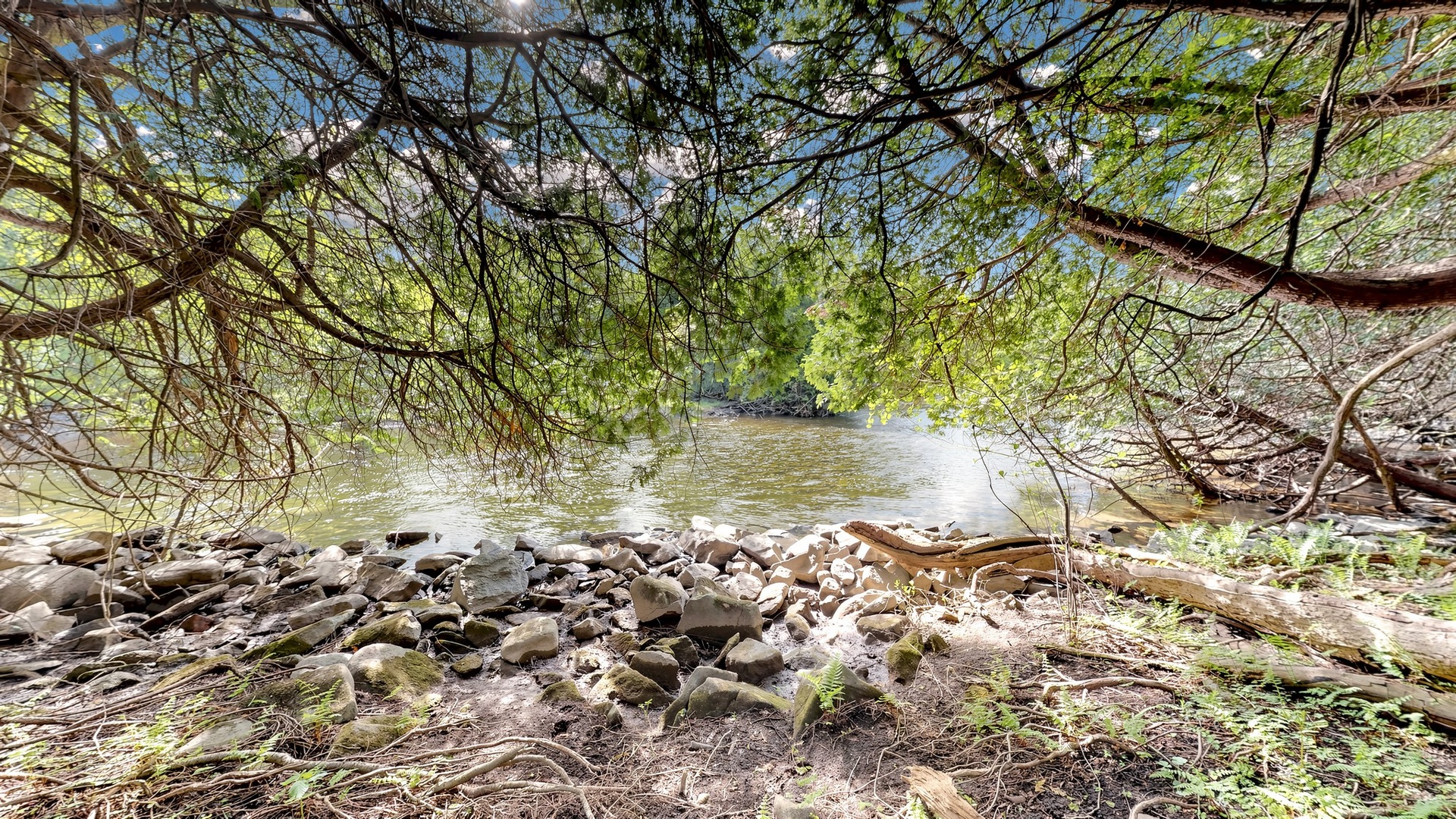 The Eramosa River in Eden Mills, prime brook trout water